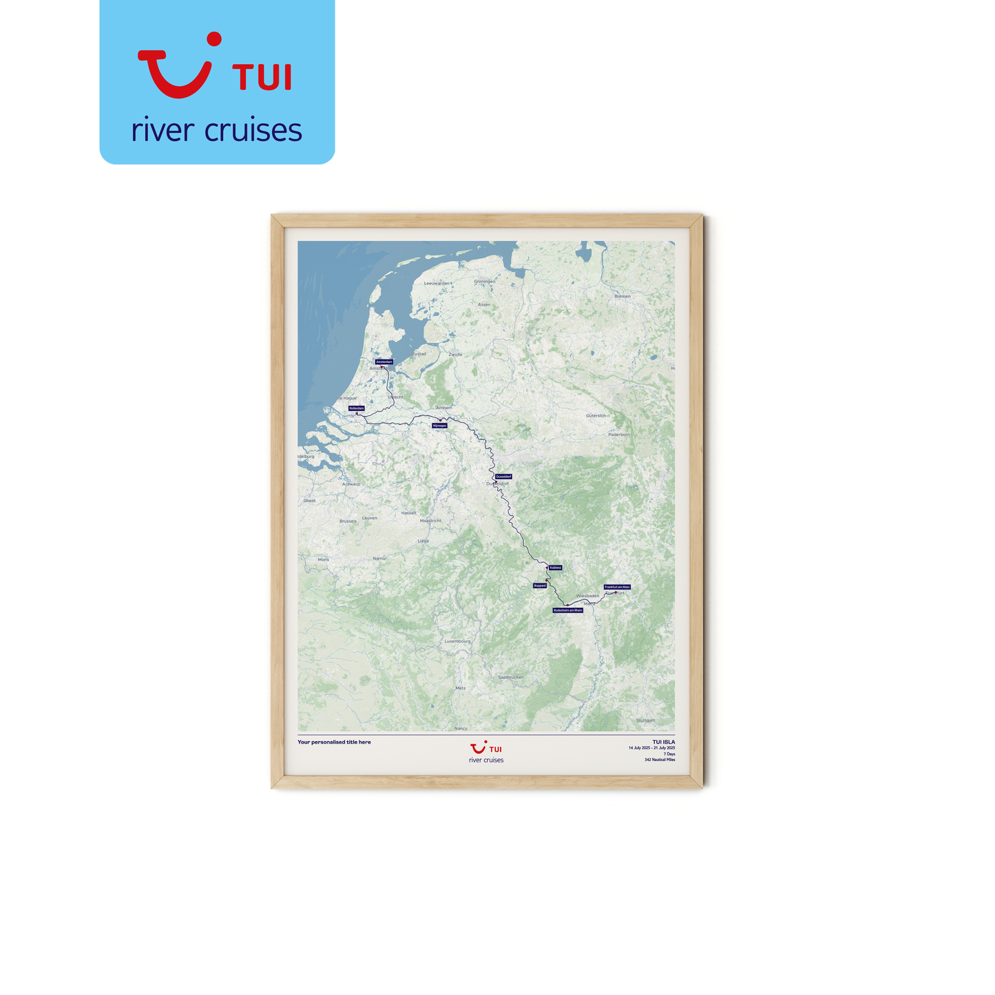 TUI River Cruise Map