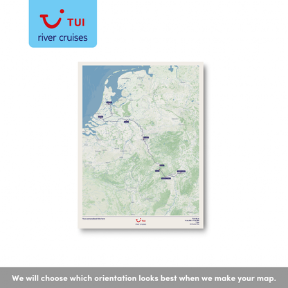 TUI River Cruise Map