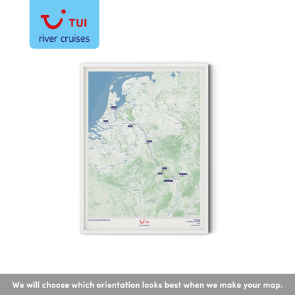 TUI River Cruise Map