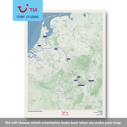 TUI River Cruise Map
