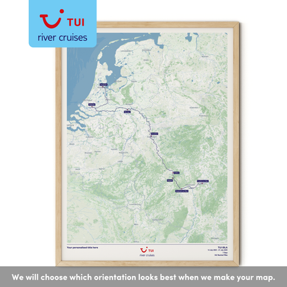 TUI River Cruise Map