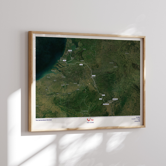 TUI River Cruise Map - Satellite