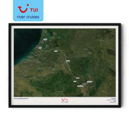 TUI River Cruise Map - Satellite