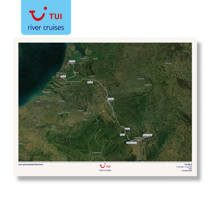 TUI River Cruise Map - Satellite