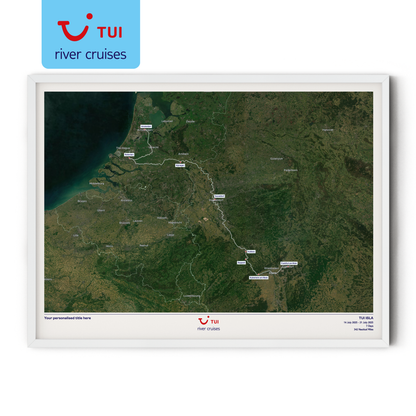 TUI River Cruise Map - Satellite