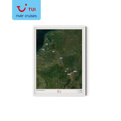 TUI River Cruise Map - Satellite