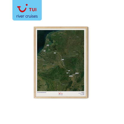 TUI River Cruise Map - Satellite