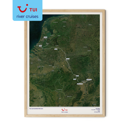 TUI River Cruise Map - Satellite