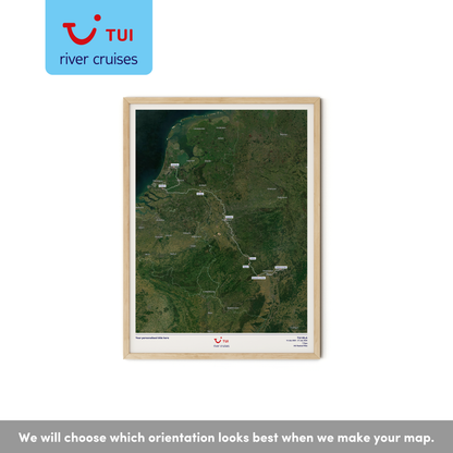 TUI River Cruise Map - Satellite