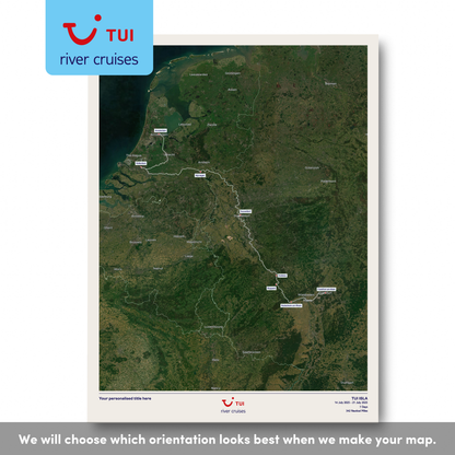 TUI River Cruise Map - Satellite