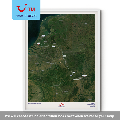 TUI River Cruise Map - Satellite