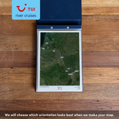 TUI River Cruise Map - Satellite