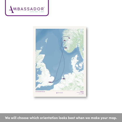 Ambassador Cruise Line Map