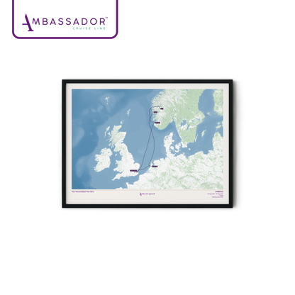 Ambassador Cruise Line Map