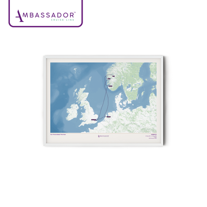 Ambassador Cruise Line Map