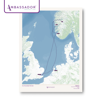 Ambassador Cruise Line Map