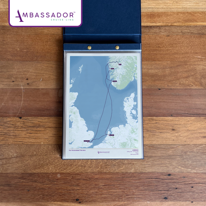 Ambassador Cruise Line Map