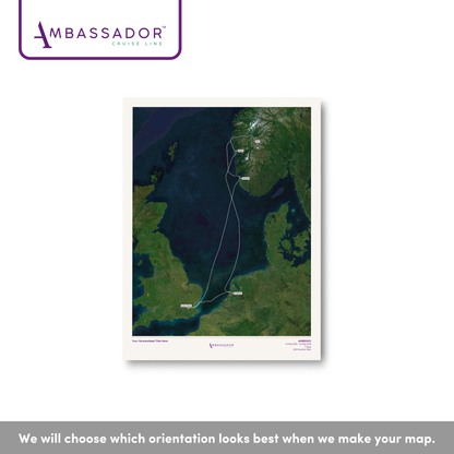 Ambassador Cruise Line Map - Satellite