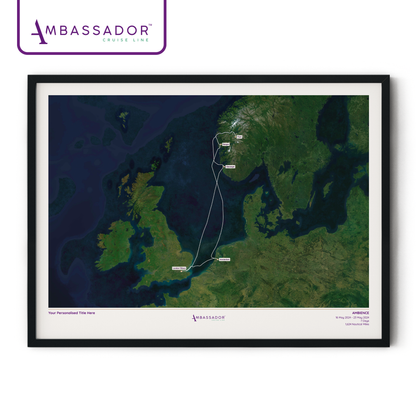 Ambassador Cruise Line Map - Satellite