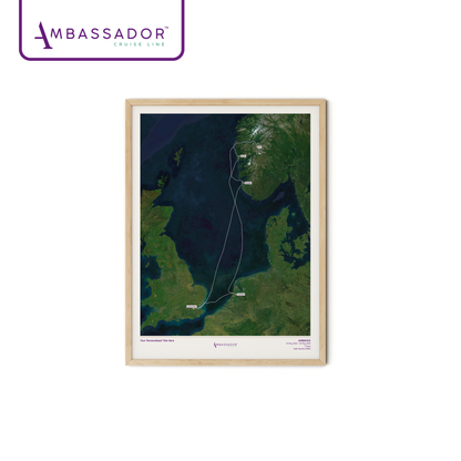 Ambassador Cruise Line Map - Satellite