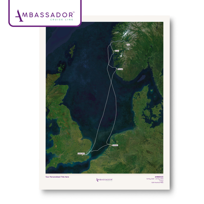 Ambassador Cruise Line Map - Satellite