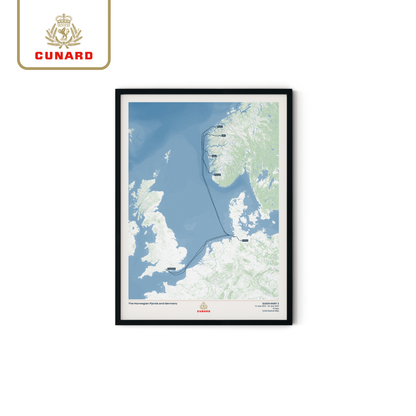 The Cunard Cruise Map