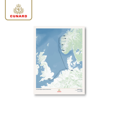 The Cunard Cruise Map