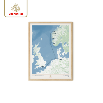 The Cunard Cruise Map