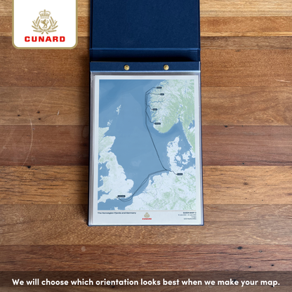 The Cunard Cruise Map