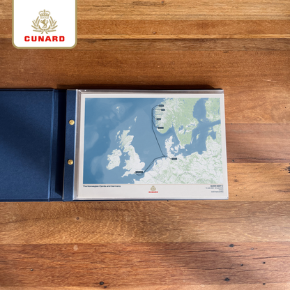 The Cunard Cruise Map