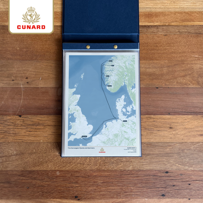 The Cunard Cruise Map