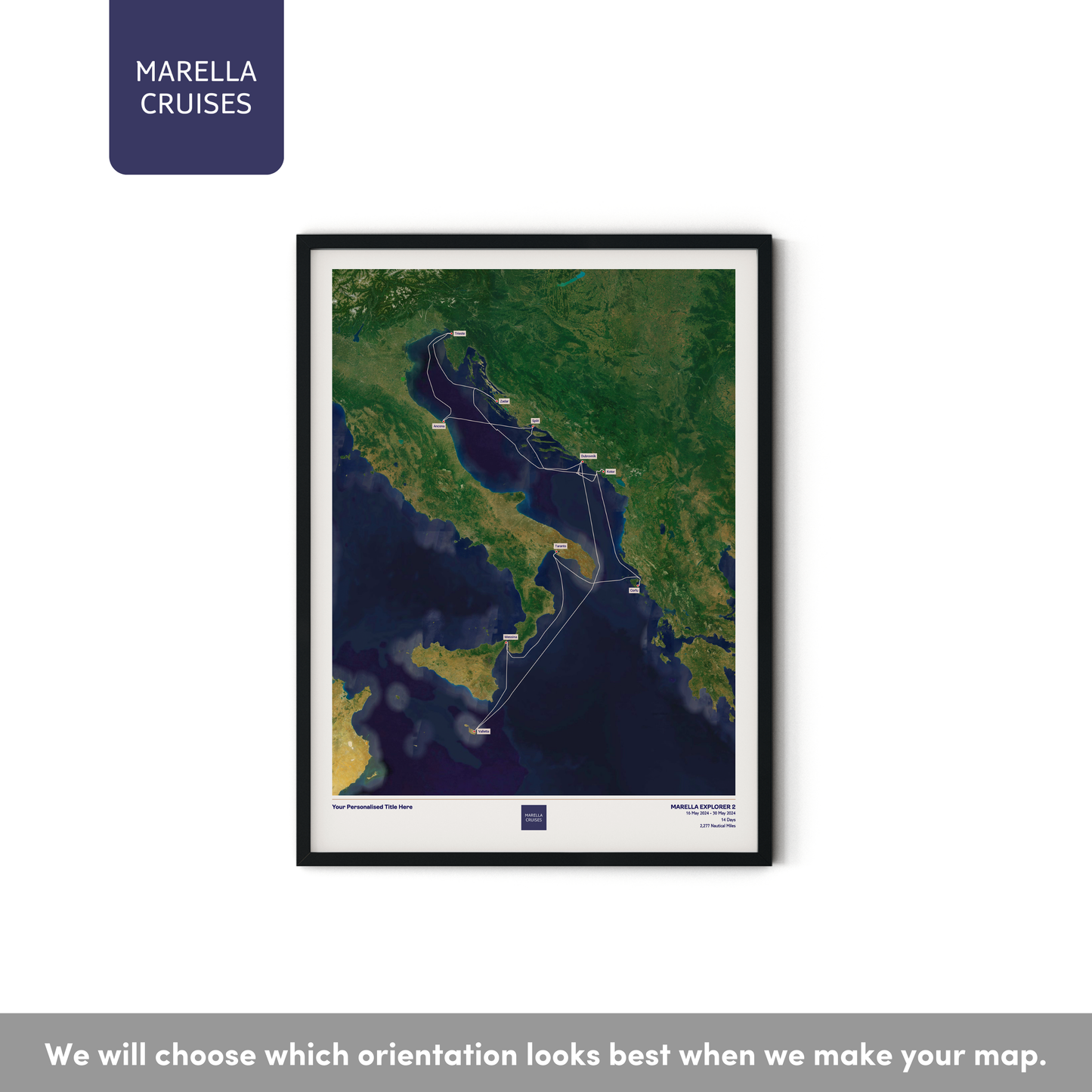 Marella Cruise Map - Satellite