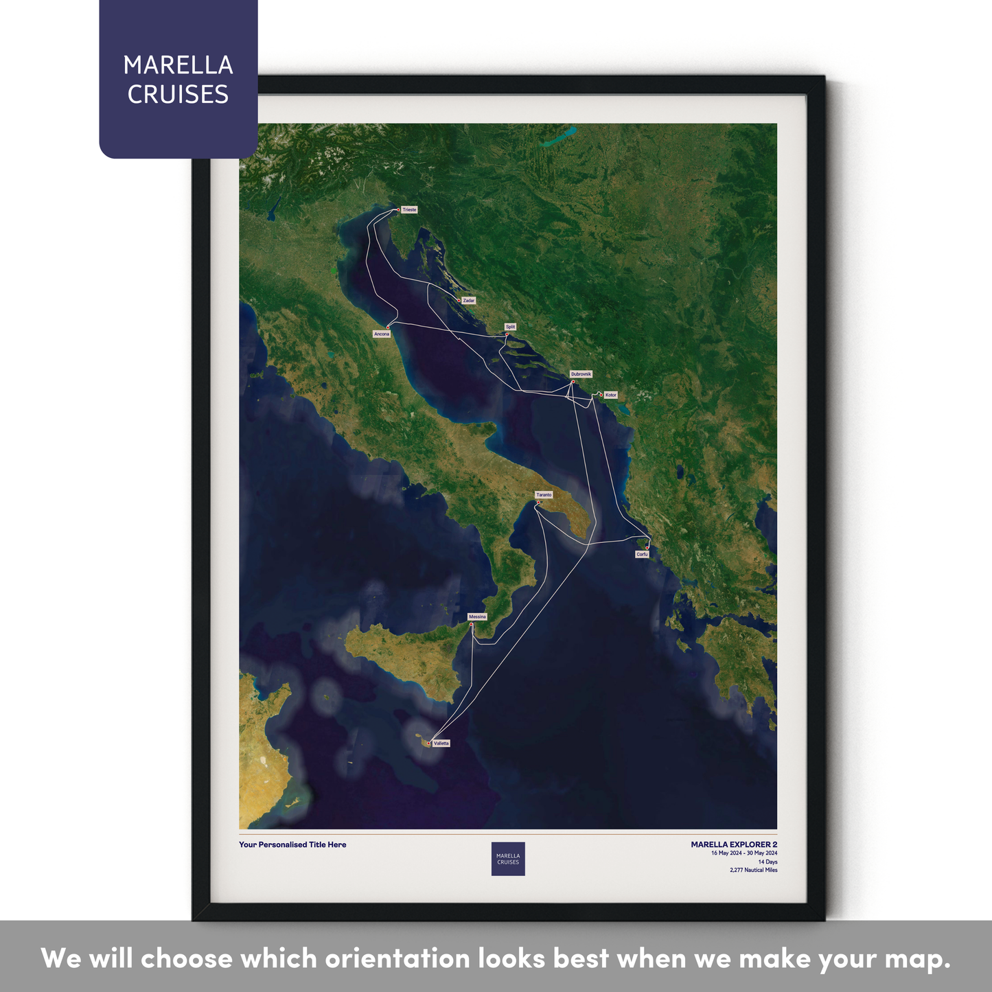 Marella Cruise Map - Satellite