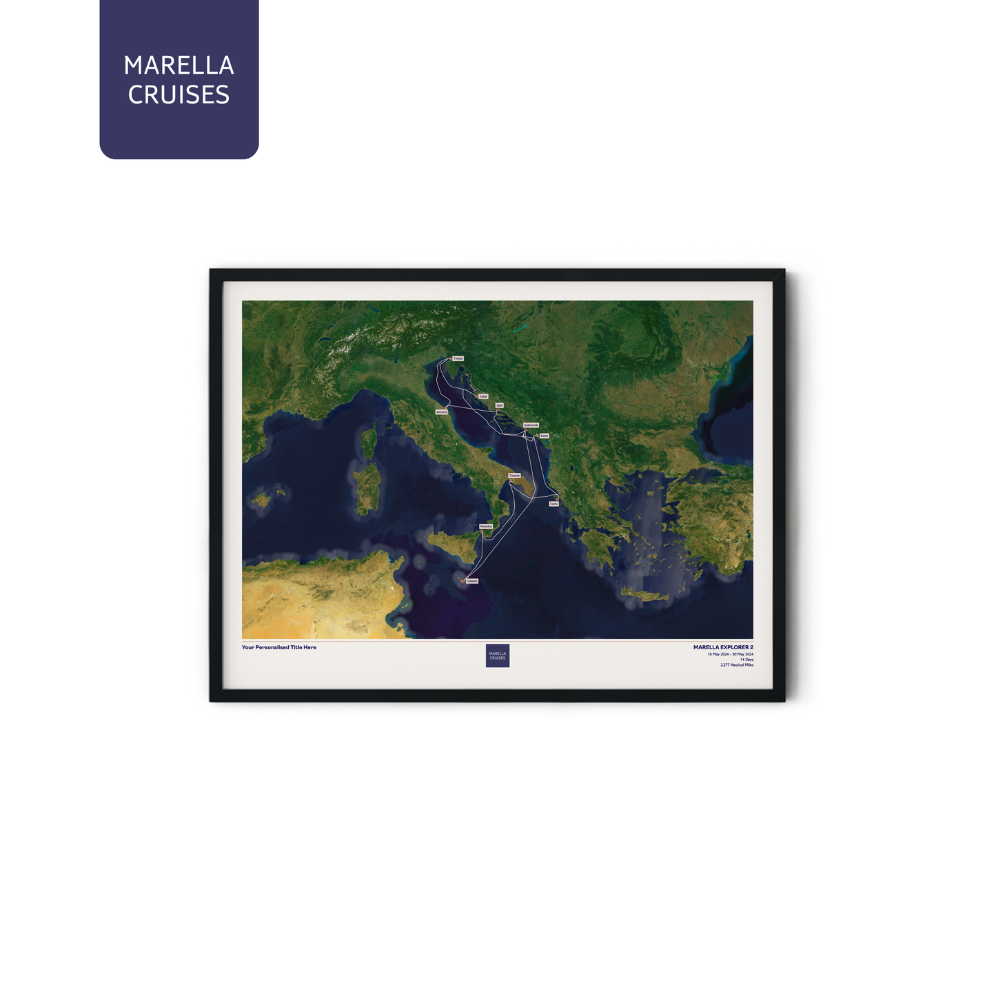 Marella Cruise Map - Satellite