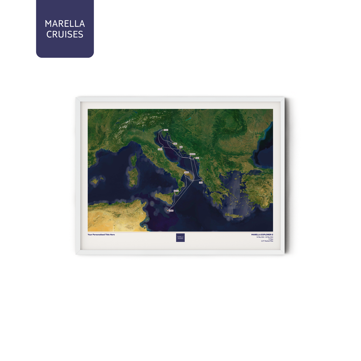 Marella Cruise Map - Satellite