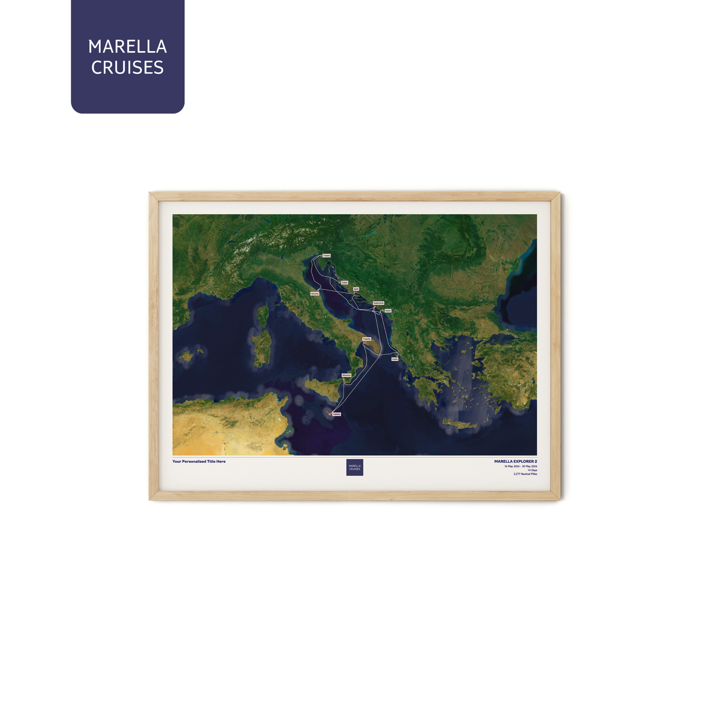 Marella Cruise Map - Satellite