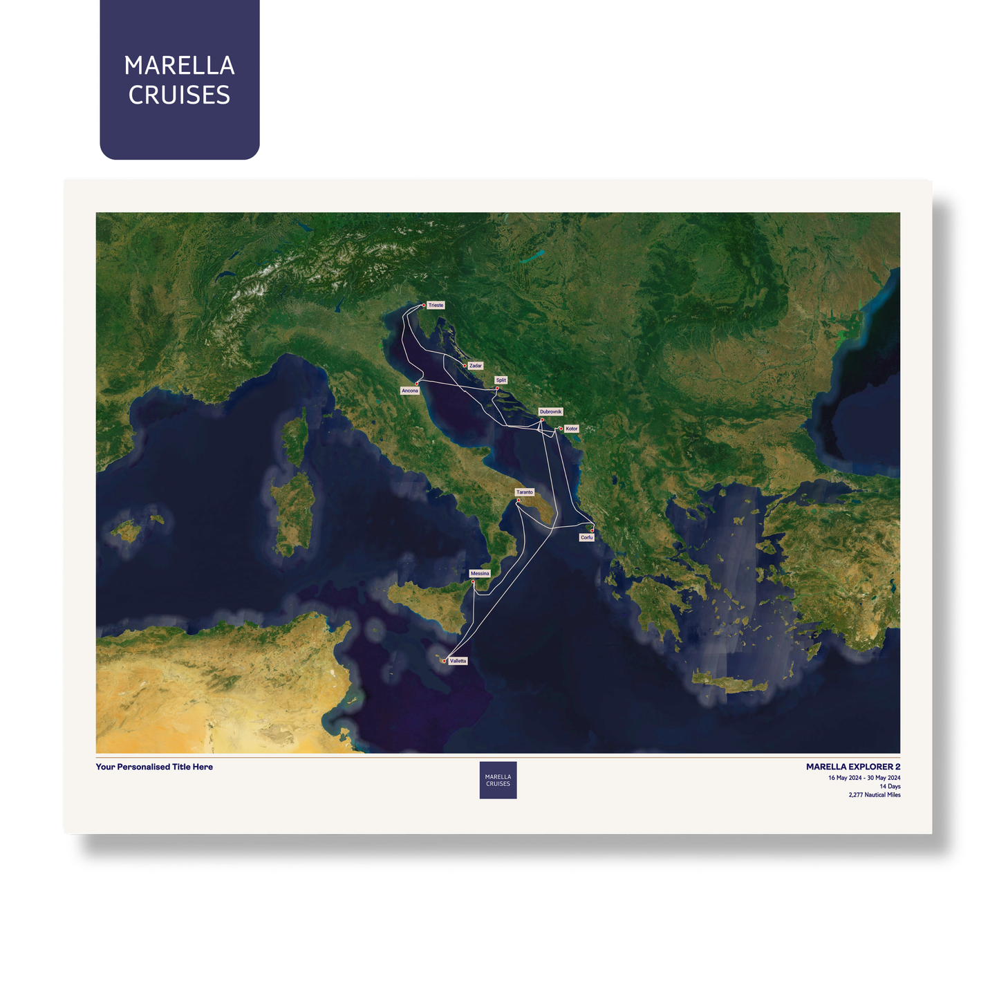 Marella Cruise Map - Satellite