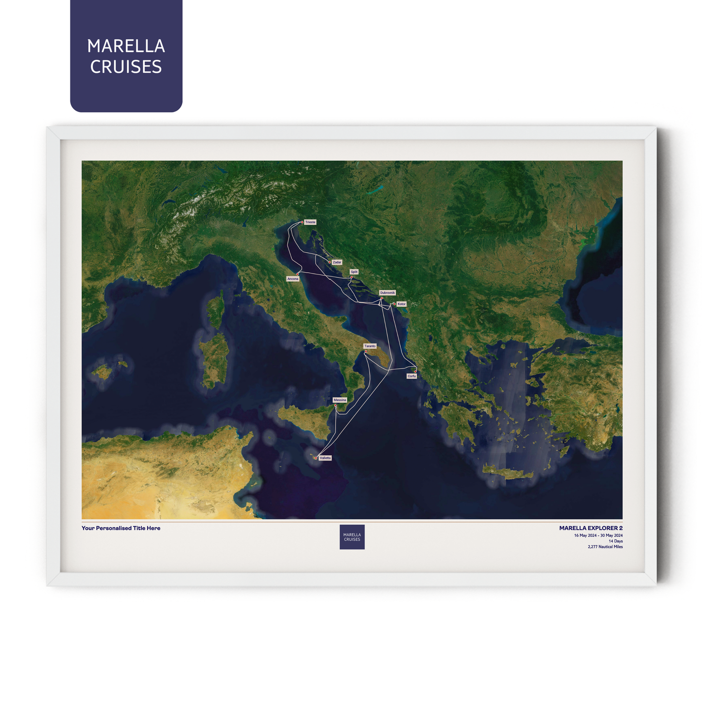 Marella Cruise Map - Satellite