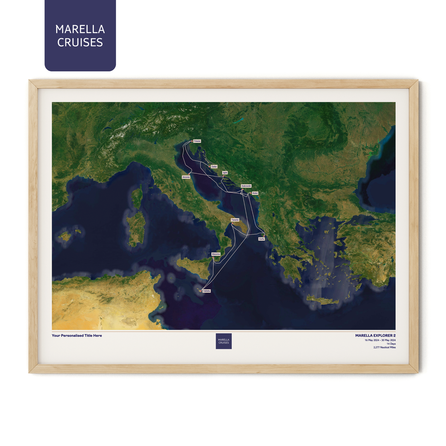 Marella Cruise Map - Satellite