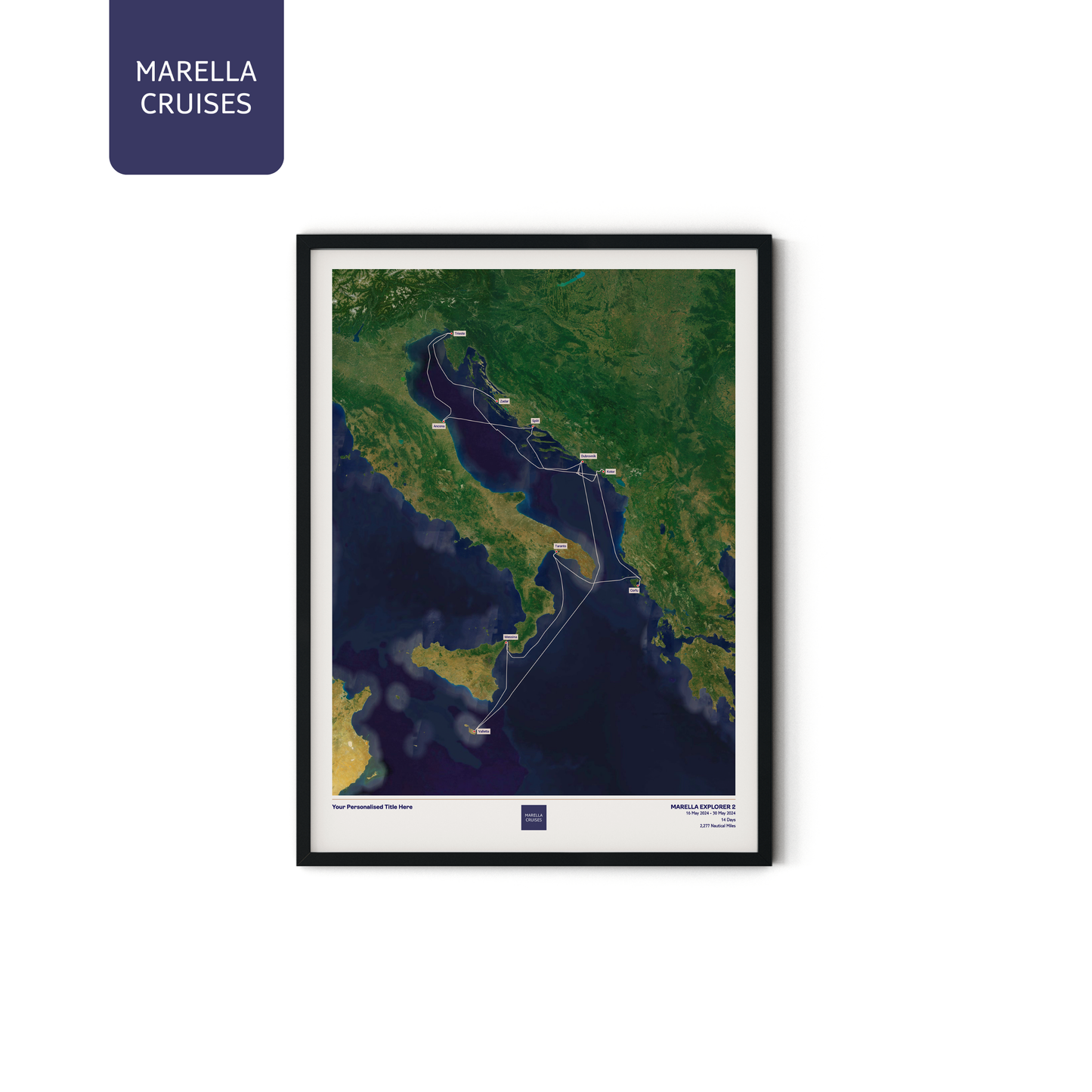 Marella Cruise Map - Satellite