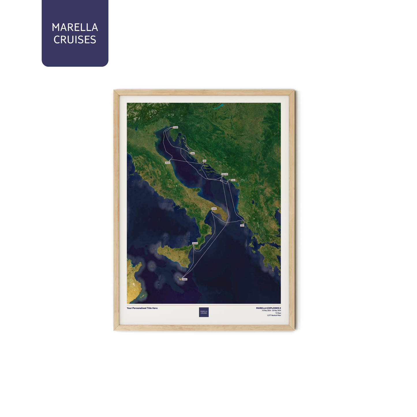 Marella Cruise Map - Satellite