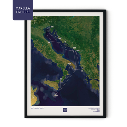 Marella Cruise Map - Satellite