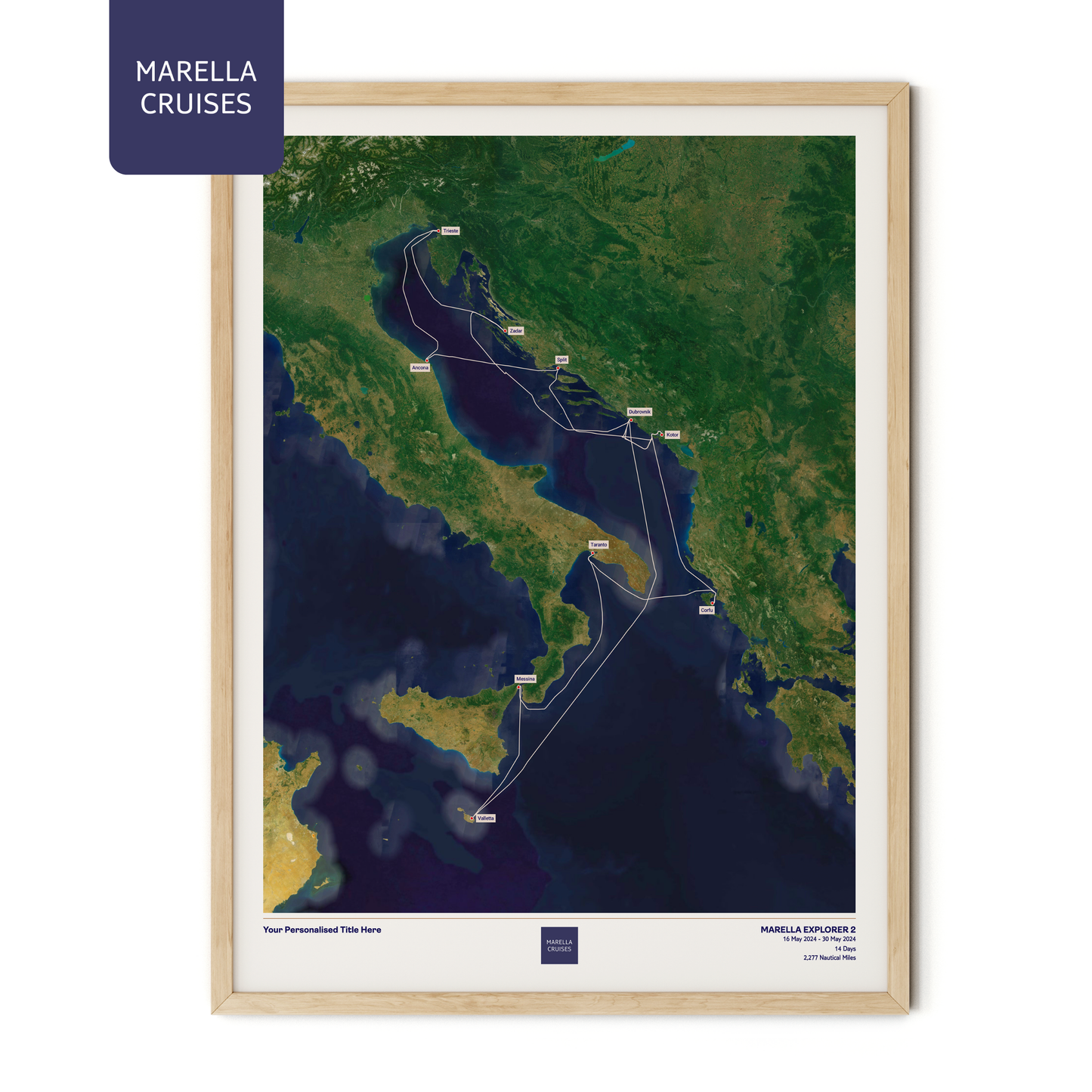 Marella Cruise Map - Satellite