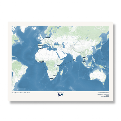 Semester At Sea Cruise Map