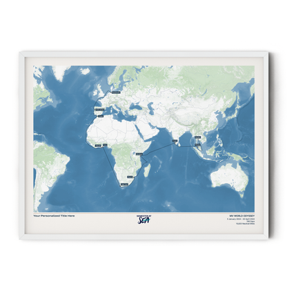 Semester At Sea Cruise Map