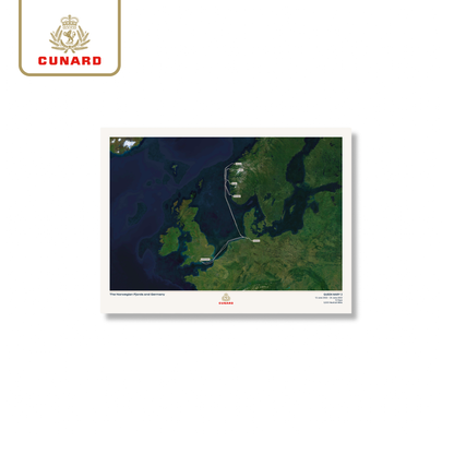 The Cunard Cruise Map - Satellite