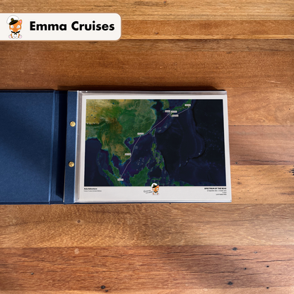 Emma Cruises Custom Cruise Map (Limited Edition) - Satellite